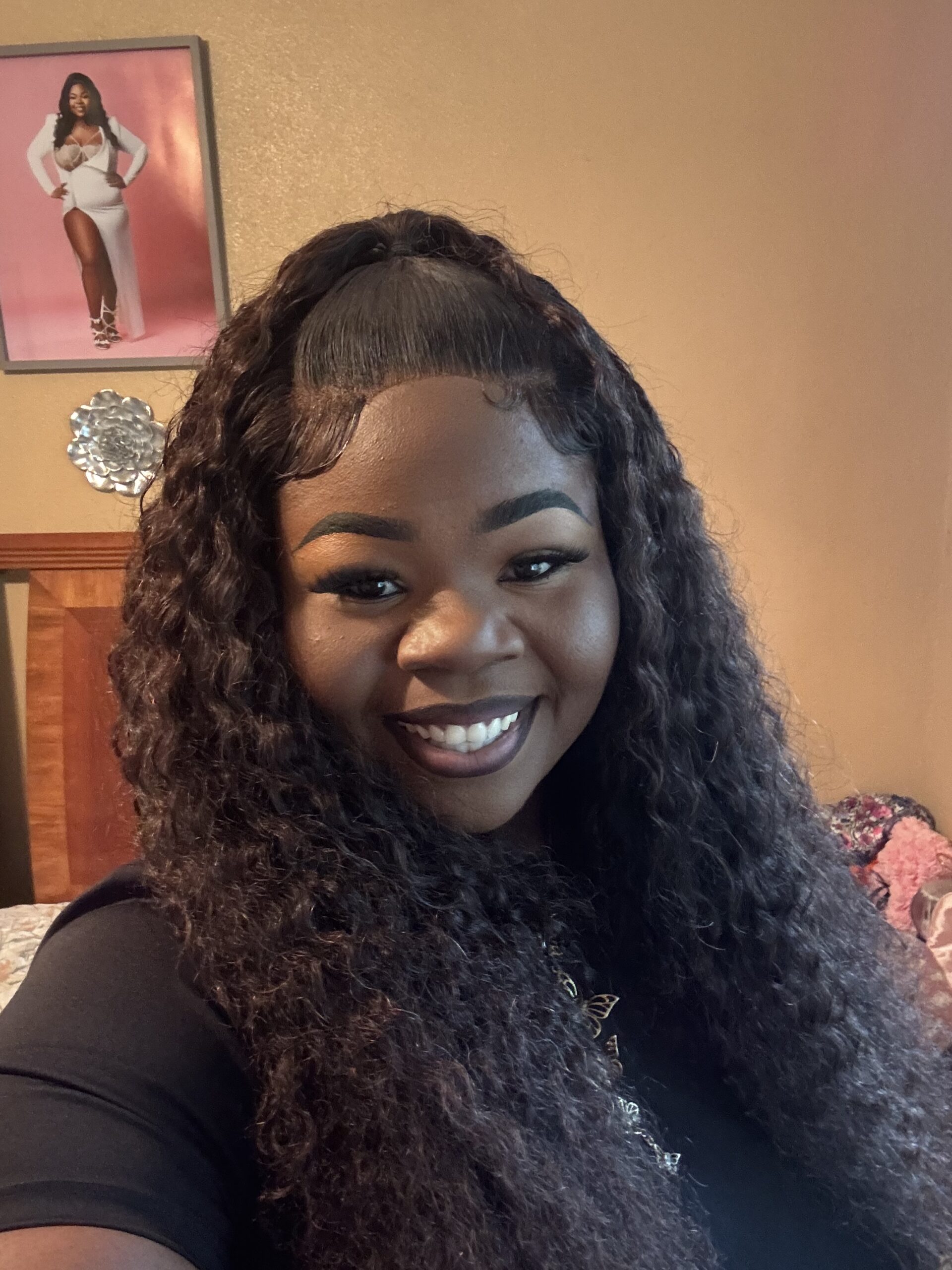Crowned by Keisha Deep Wave PRE- Everything, Ready to wear, 7×5 HD Lace Closure Wig Adjustable Cap, Ready to wear. No glue, No spray, No tape, NO More Bobby Pins!!!!